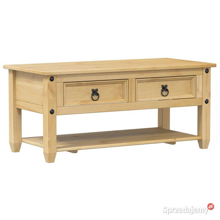 Stolik kawowy z szufladami Corona 100x48x45 mazowieckie Warszawa