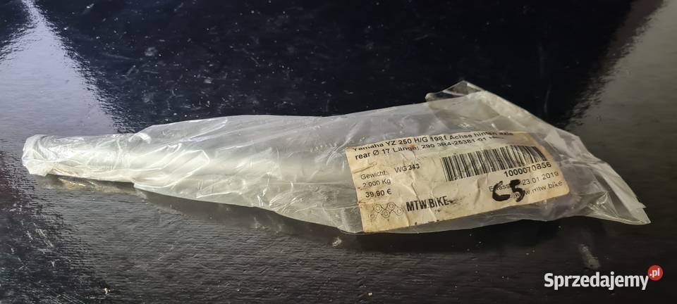 Yamaha YZ 250 oś tył OE 3R42538101 nowa Warszawa