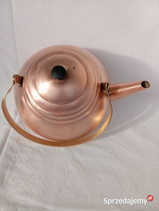 CZAJNIK IMBRYK MIEDZIANY STARY opolskie Niemodlin sprzedam