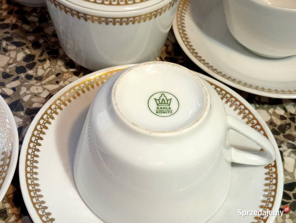zestaw kawowy Kahla Konitz Antyki, Sztuka, Kolekcje mazowieckie Brwinów