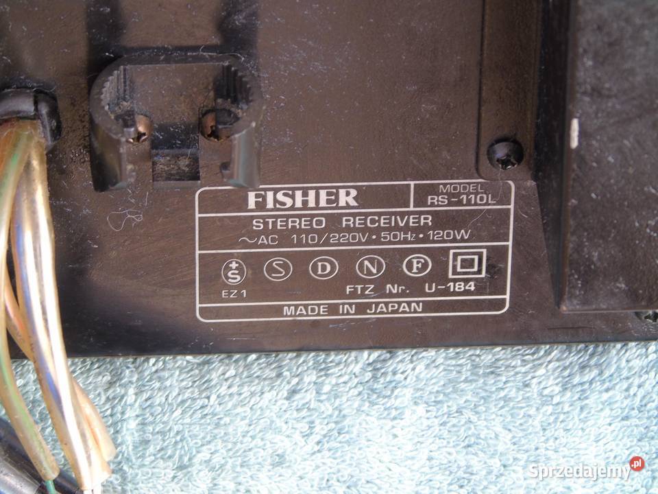 Amplituner Fisher RS110L Vintage WYSYŁKA
