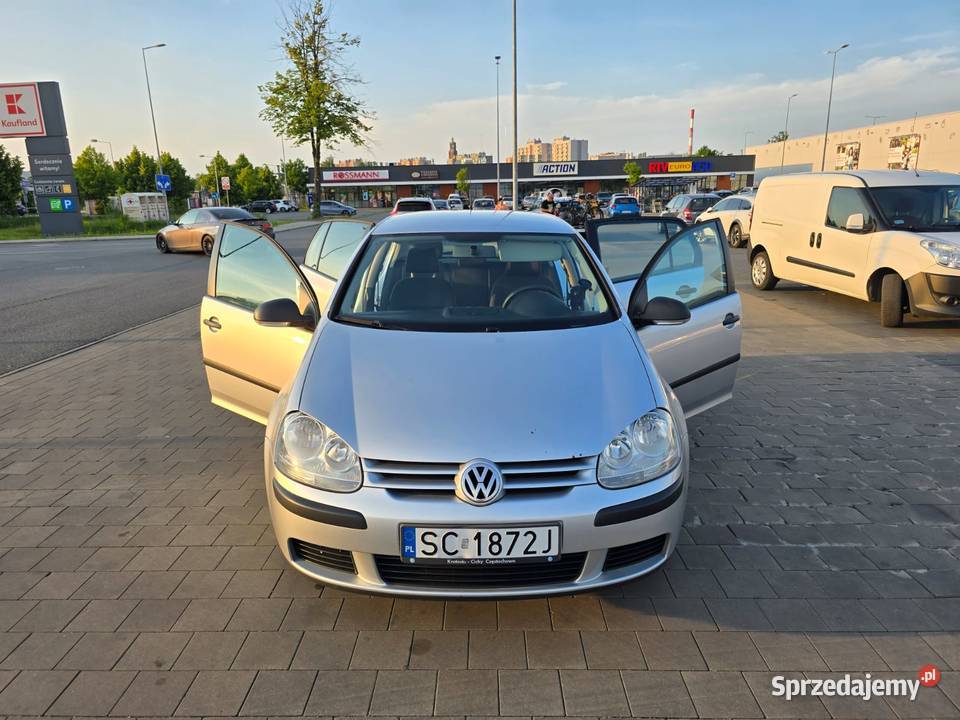 Volkswagen Golf V 19 TDI Ekonomiczny Rok produkcji 2008 śląskie Częstochowa