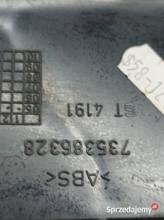 KRATKI NAWIEWU ŚRODKOWA DESKI 735386328 Fiat świętokrzyskie