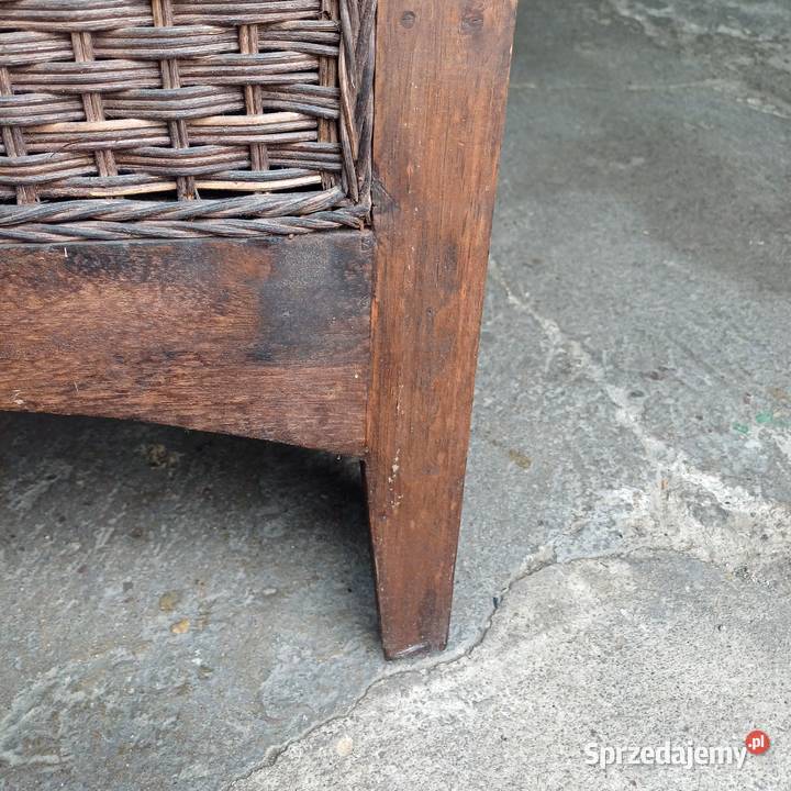 Drewniany parawan obustronny 3częściowy Suchorzew