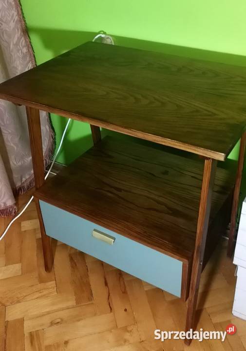Stolik szafka PRL RTV pod TV typ B64 retro Żyrardów
