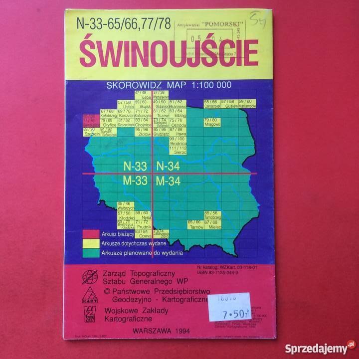 901 16 Map Polski sprzedam