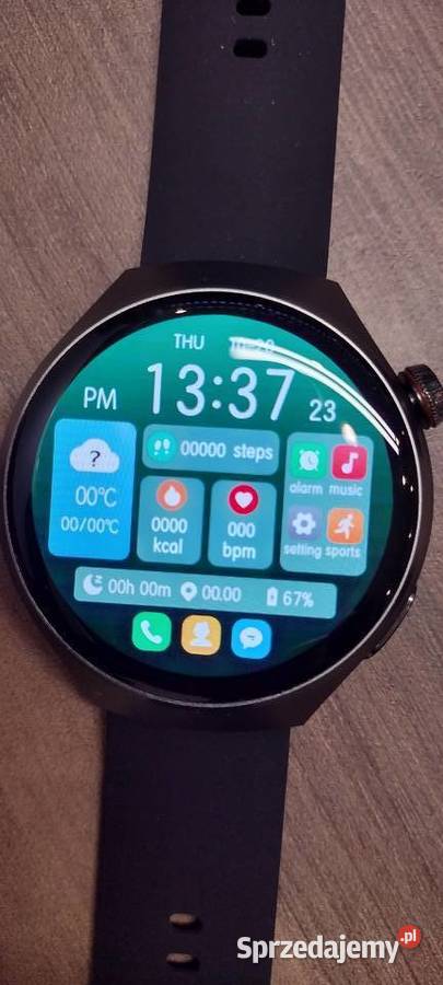 Smartwatch GT4 PRO GPS NFC 2 paski kompas Nowy sprzedam