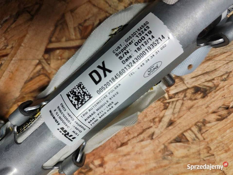 Kurtyna Airbag Prawy Ford Ka Mk2 II 20082016 Pleszew