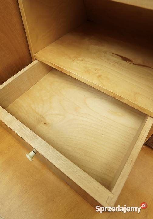 Tekowy sekretarzyk vintage z lat 60tych