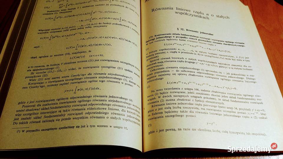 Metody całkowania równań różniczkowych miękka Gdańsk