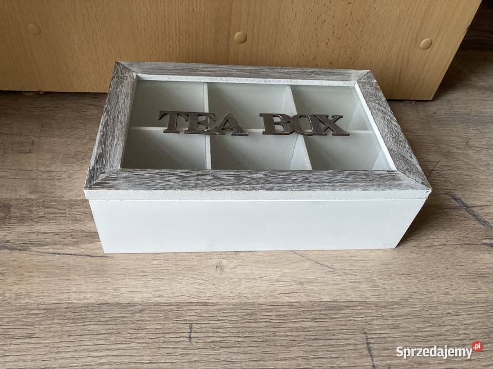 Pudełko organizer pojemnik na herbatę Warszawa sprzedam