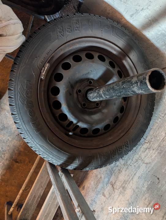 Opony z felgami stalowymi Opel Astra 5x105 Czechowice-Dziedzice sprzedam