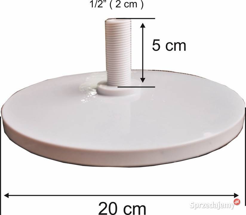 CHROM Deszczownica Sufitowa Średnica 20 Nekielka