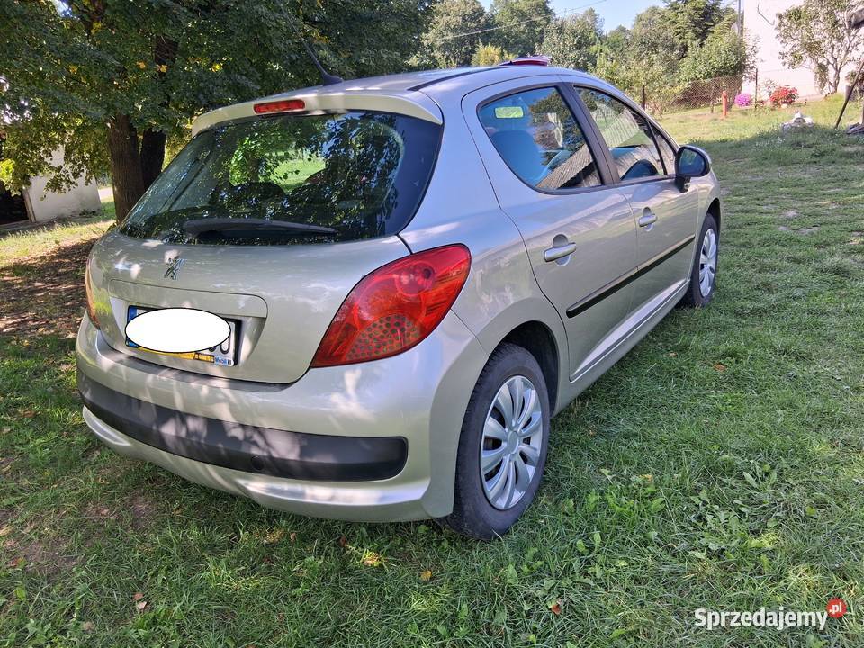 Peugeot 207 Lift 2008r 14BLpgKlimaZarej srebrny Chodel