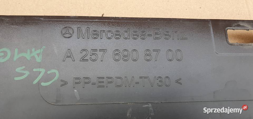 MERCEDES CLS W257 PRÓG LISTWA PROGOWA PRAWA Trzciel