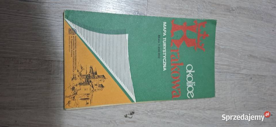 Krakowa Mapa turystyczna Nowe oznaczenia dróg w wielkopolskie Łęczyca sprzedam