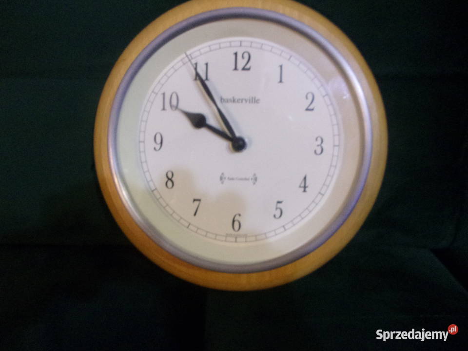 Zegar ścienny Baskerville Woodstock na biały Warszawa