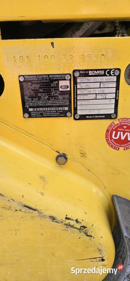 WALEC TANDEM VIBRO BOMAG Świerzawa