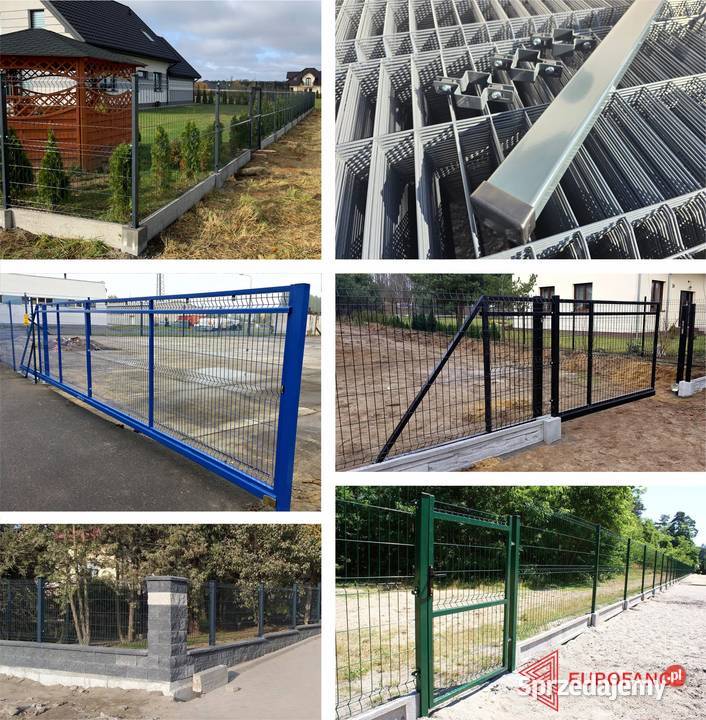 Panele Ogrodzenie panelowe 2D 3D Brama furtka sł