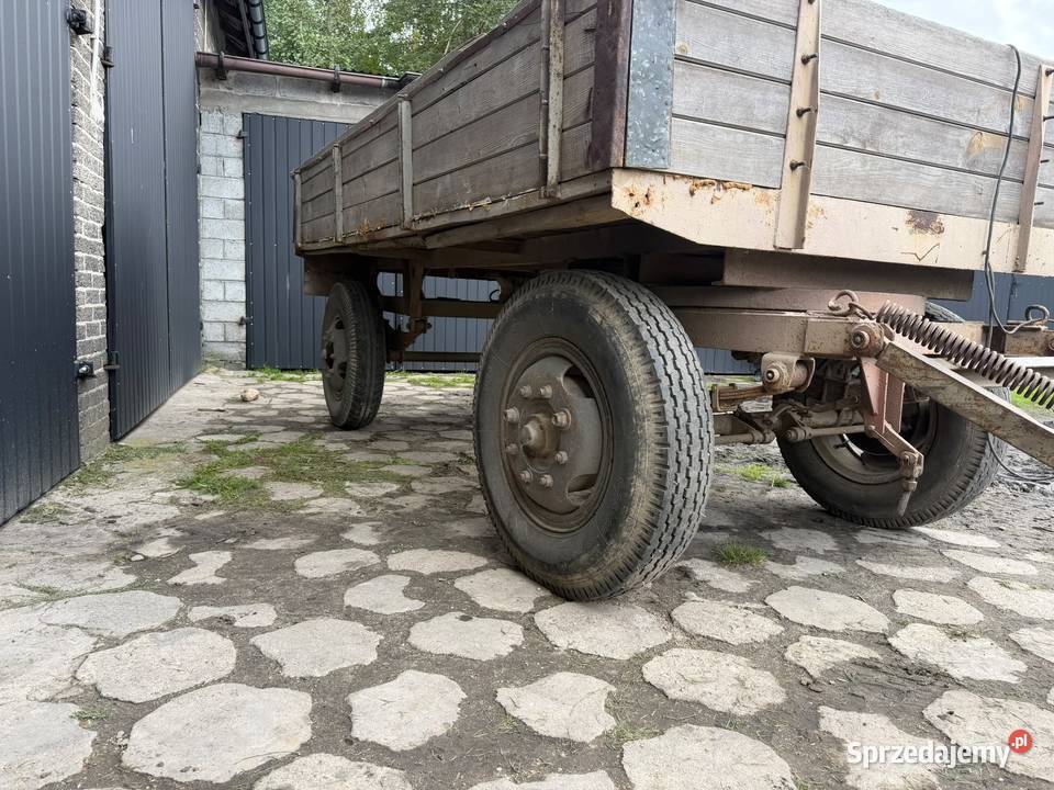 Sprzedam przyczepę rolniczą nieuszkodzony łódzkie Strzelce Wielkie sprzedam