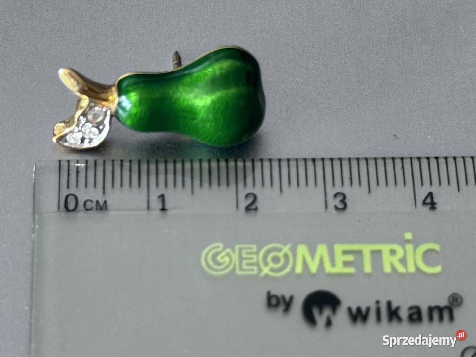 Gruszka przypinka CABOUCHON vintage mazowieckie sprzedam