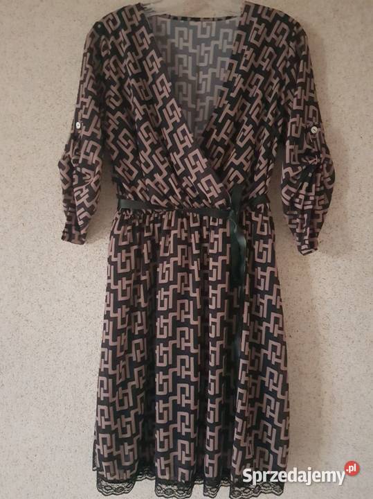 sukienka tunika elegancka koronkowa zwiewna Inny wzór świętokrzyskie