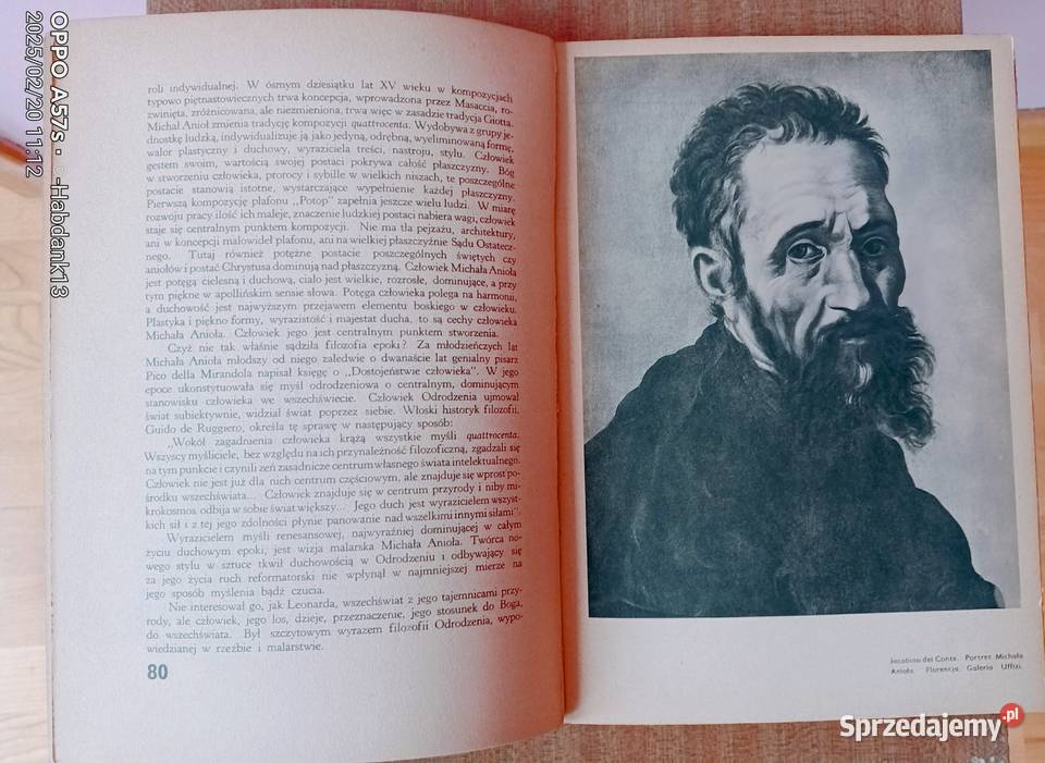 Biografia Michała Anioła z 1939 roku ilustracje Bychawka Trzecia sprzedam