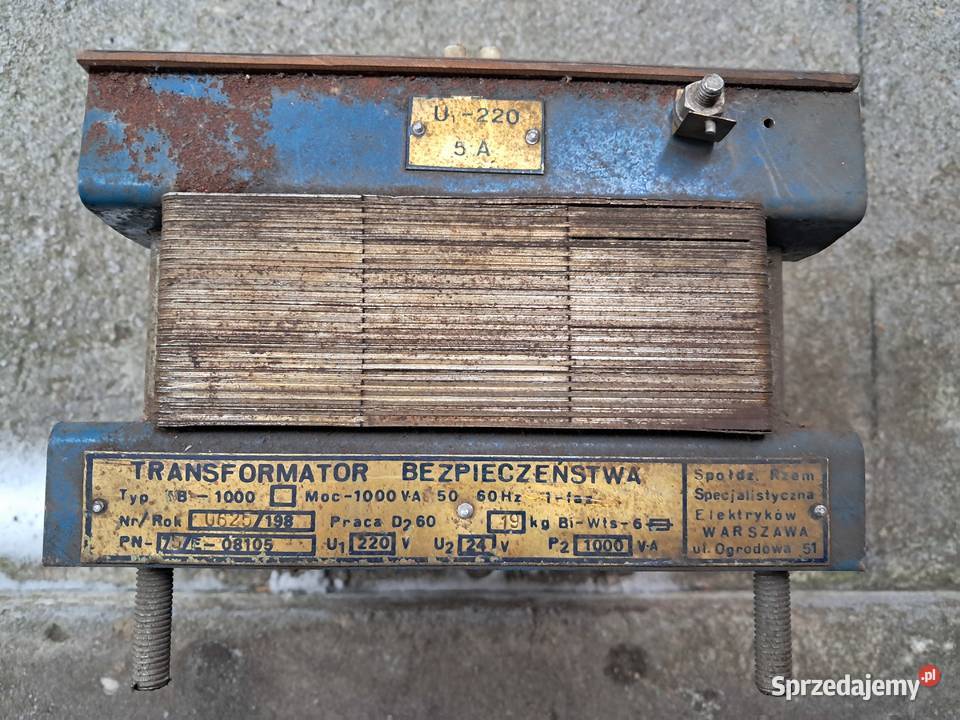 TRANSFORMATOR 22024 V mazowieckie