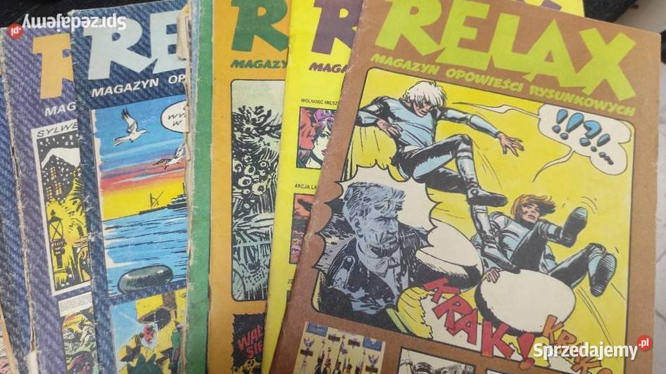 Relax magazyn opowieści rysunkowych Czasopisma mazowieckie Warszawa