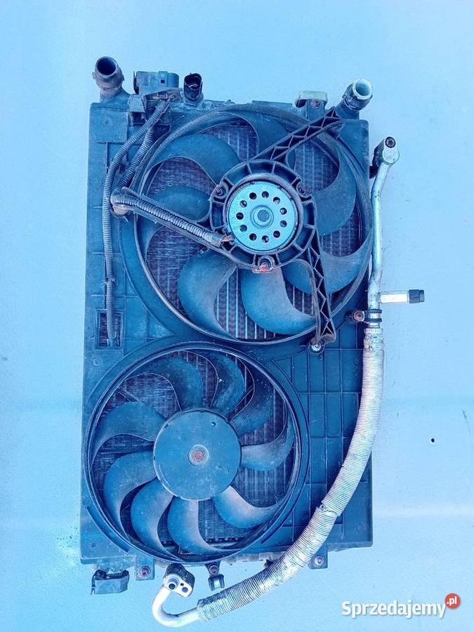 Chłodnice wentylator komplet VW Polo IV 9N 12 Układ chłodzenia Nysa sprzedam