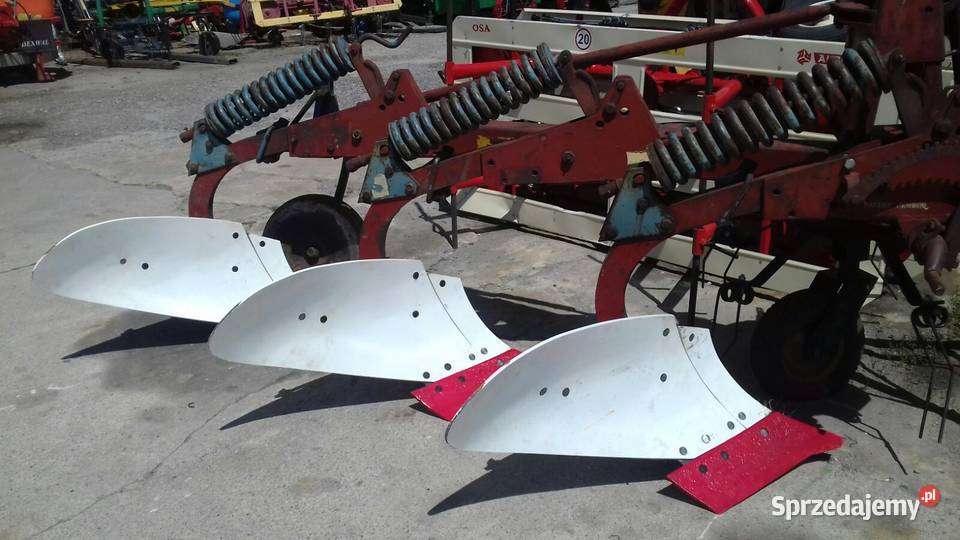 Pług 3skibowy KVERNELAND Sprężyna nieuszkodzony łódzkie Opoczno sprzedam