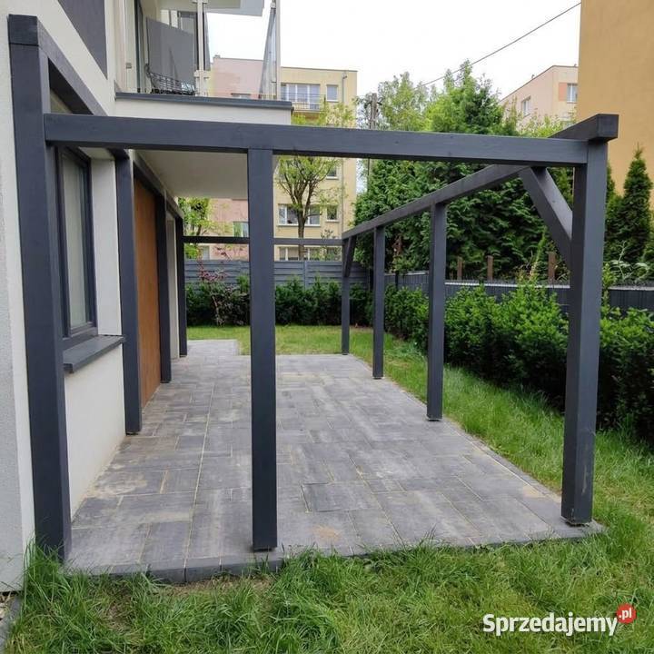Zadaszenie tarasu pergola na grodowa z drewna Pruszków sprzedam