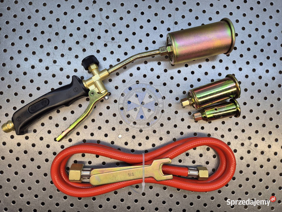 Palnik gazowy do papy dachowej 3 dysze wąż Nowe