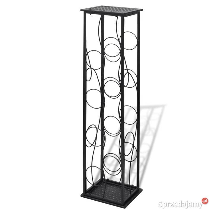 vidaXL Metalowy stojak na 8 butelek Warszawa