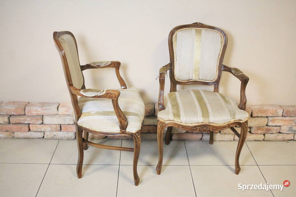 Stylowe dekoracyjne fotele 2 sztuki 95cm