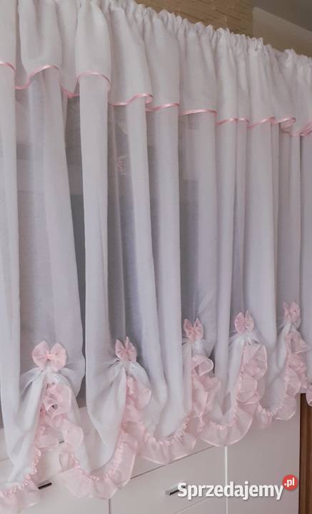 Firana falbanki kokardki sprzedam