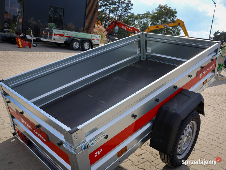 Temared ZIP 2010 KIPP przyczepa 201 x 106 z burtowe wielkopolskie Poznań
