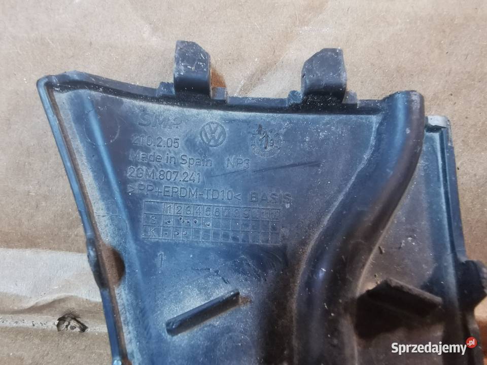 Zaślepka haka zderzaka przód vw volkswagen Sieraków