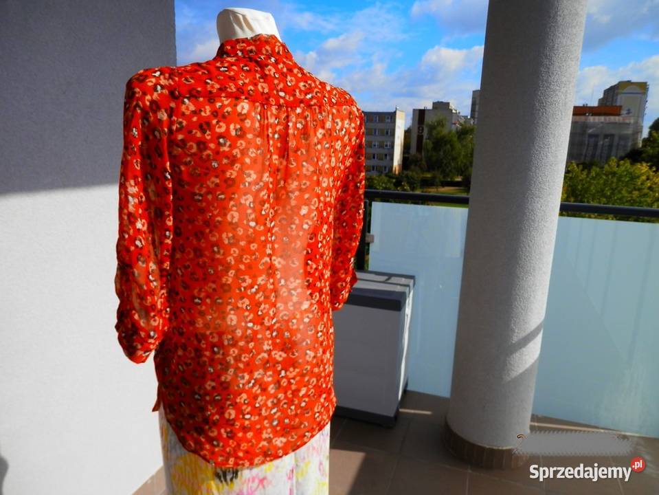 Bluzka Dorothy Perkins Modny Nadruk Wiązanie S Łomża