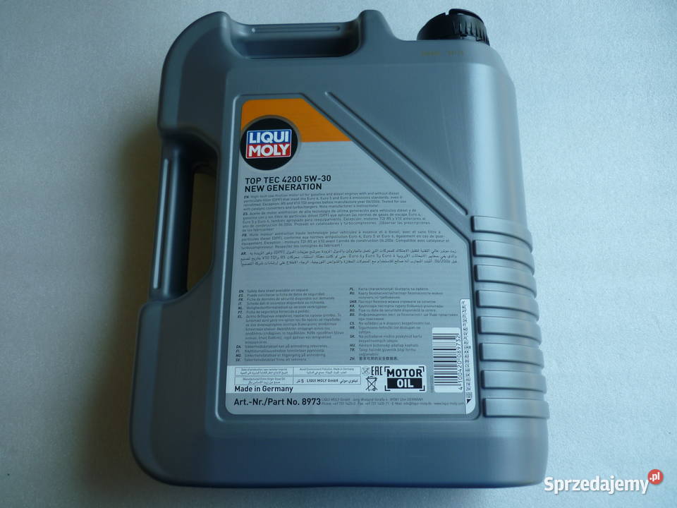 Olej LIQUI MOLY TOP TEC 4200 5W30 5L VW 504 Poznań