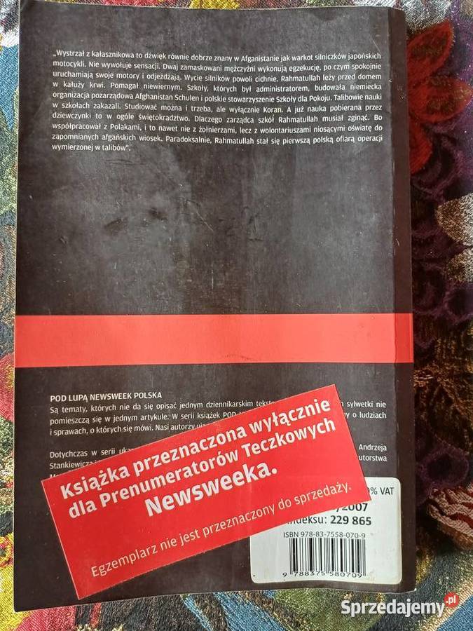 Pod lupą Newsweek Afganistan G Indulski M Kraków
