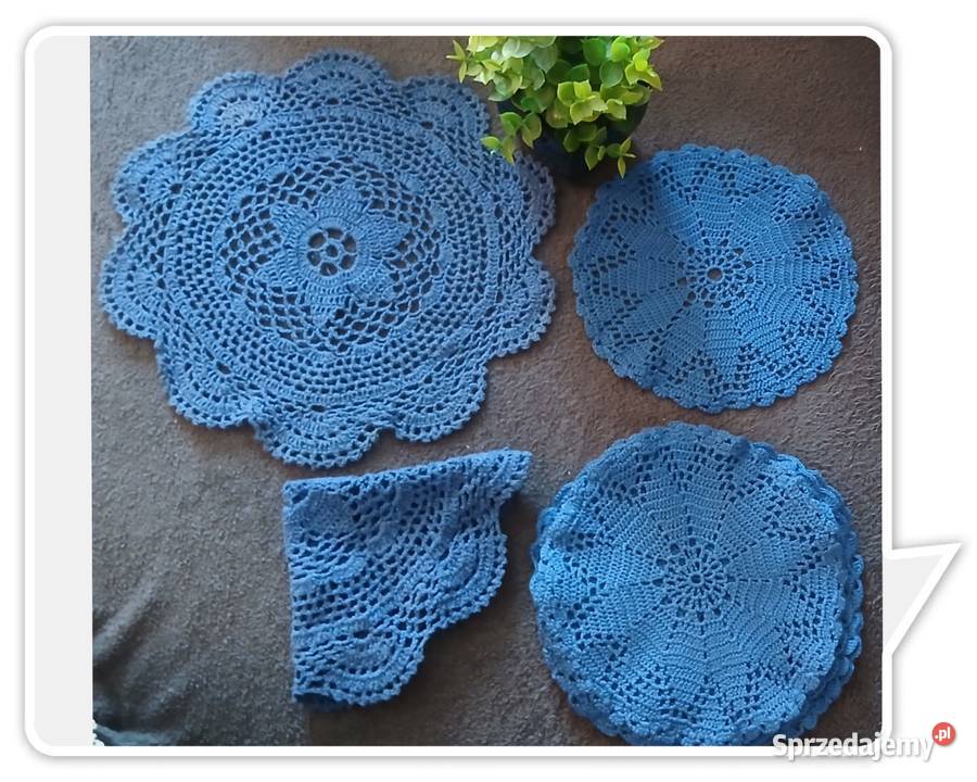 11x szydelkowa serwetka lubelskie Hrubieszów sprzedam