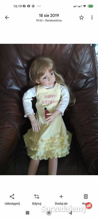 Duża Lalka winylowa Kolekcjonerska Żarów