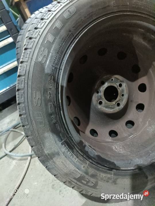 Koła z oponami zimowymi Peugeot Beeper Wiktorowo sprzedam