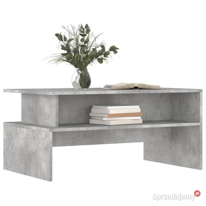 Stolik kawowy szarość betonu 90x55x425 WM834281 sprzedam