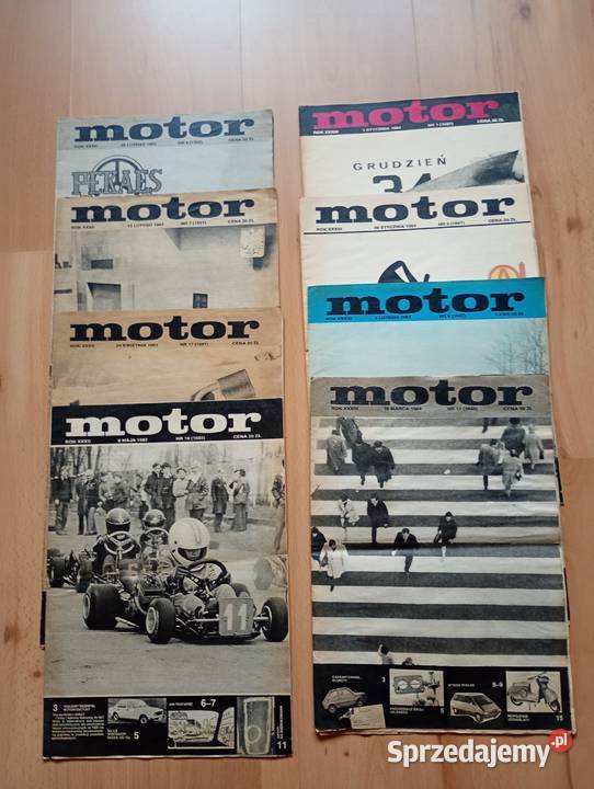Czasopismo Motor z 1983 1984r śląskie