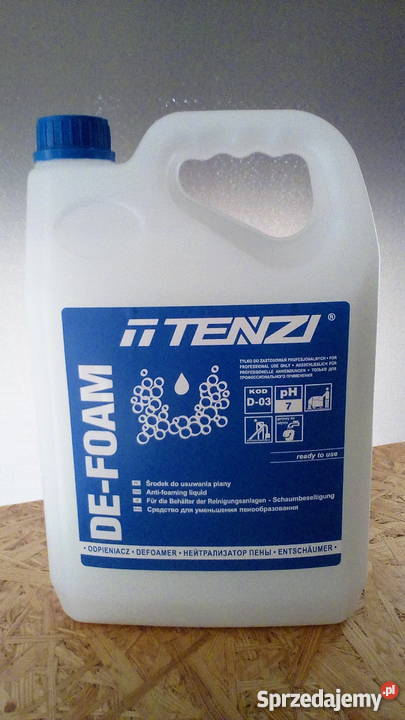 DEFOAM 5L TENZI Odpieniacz Środek do Łódź
