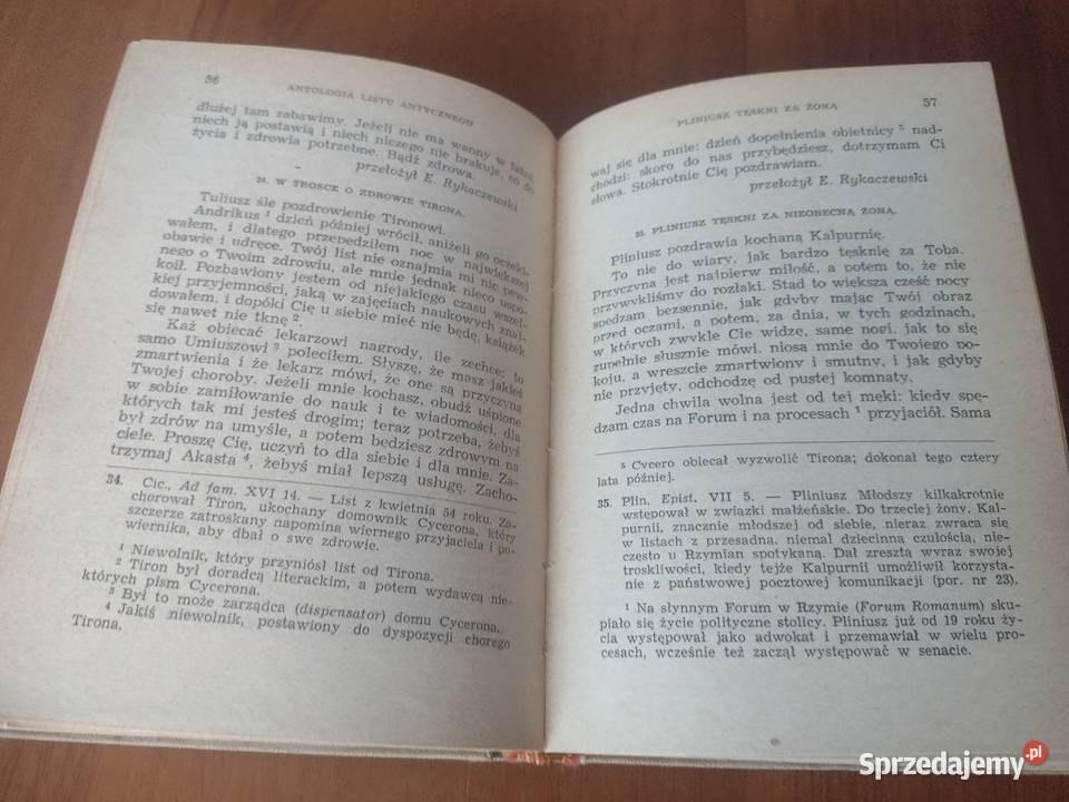 Antologia listu antycznego Jerzy Schnayder Gdańsk