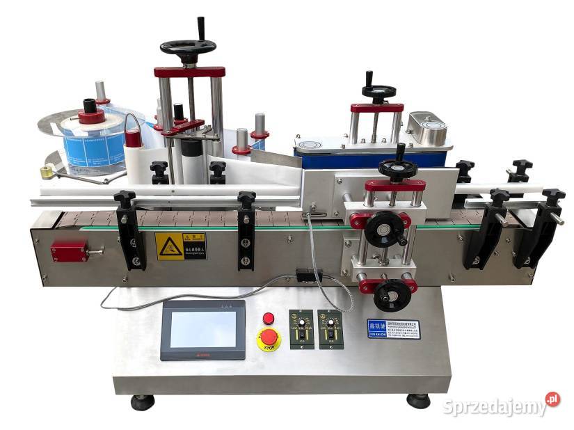 Automatyczna ETYKIECIARKA do butelek puszek Kolonia Poczesna