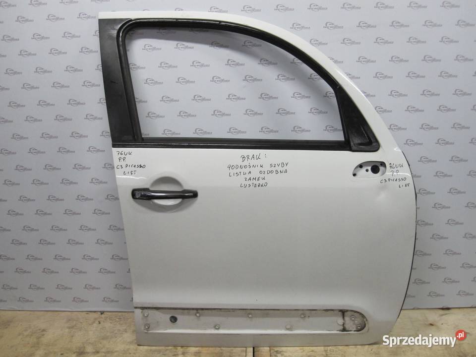 CITROEN C3 PICASSO LIFT 14r drzwi prawe przód